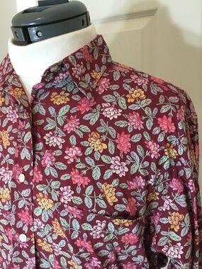 Cacharel, Liberty of London button down shirt. Size Large.